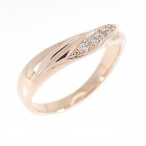 K10PG ダイヤモンド リング 0.04CT