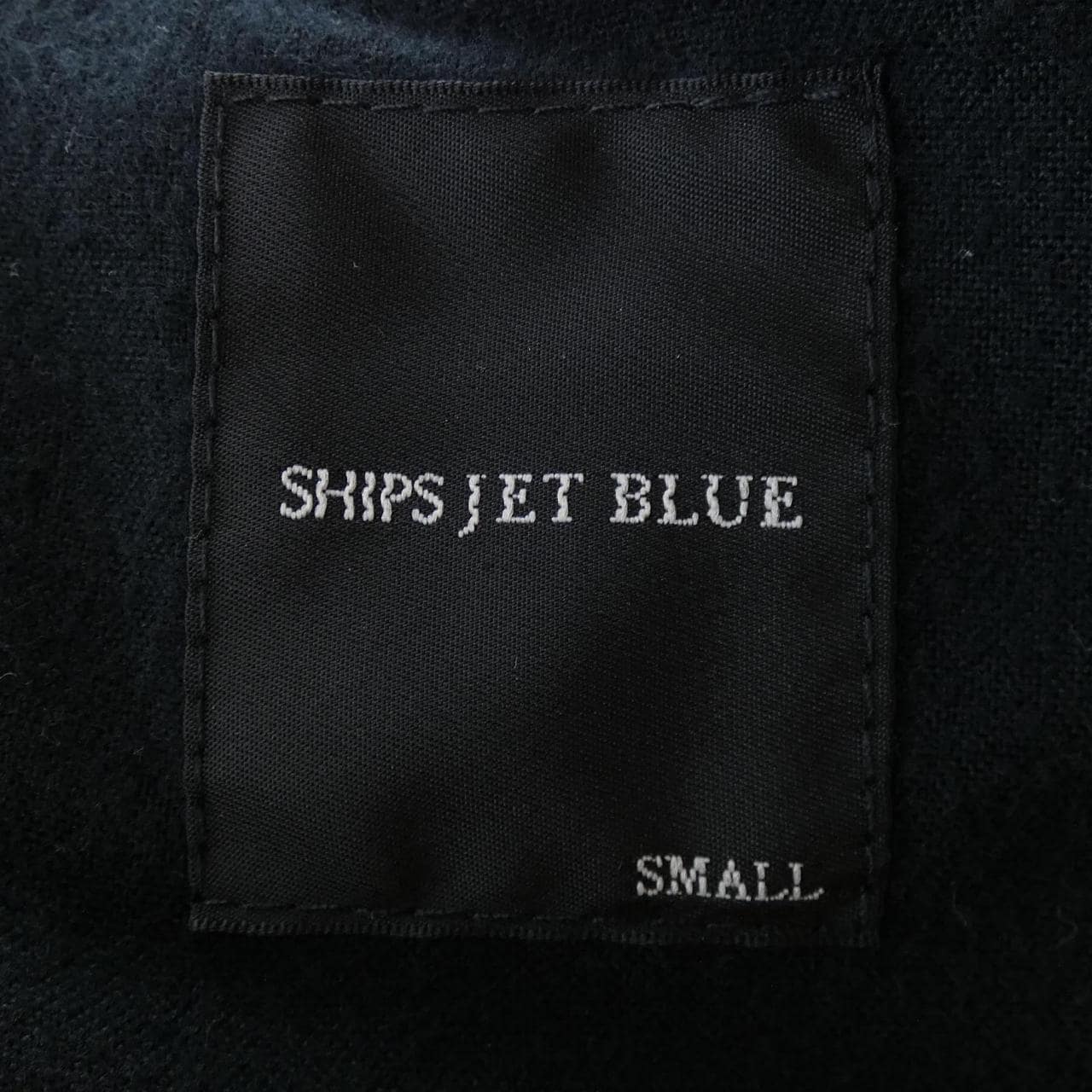 シップスジェットブルー SHIPS JET BLUE レザーライダースジャケット