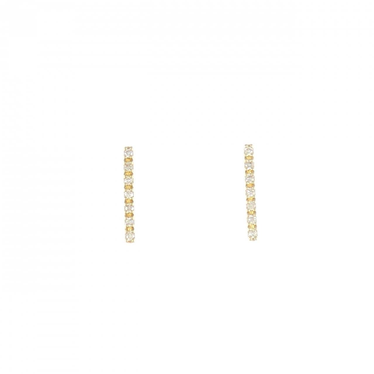 4゜C ダイヤモンド ピアス