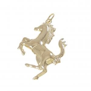 K18YG ホース ペンダント