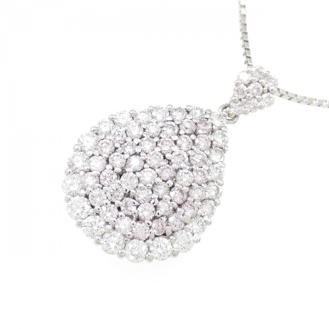 PT Pink diamond Necklace 1.15CT