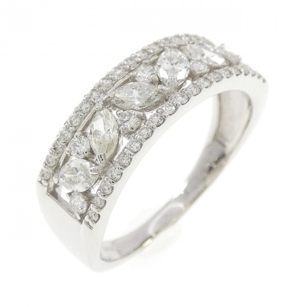 【新品】PT900 ダイヤモンド リング 0.75CT