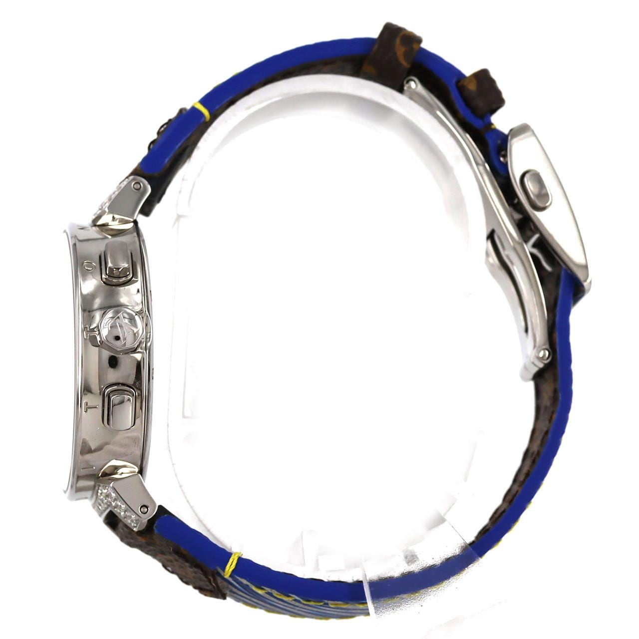 ルイヴィトン タンブールムーンスタークロノ･12P･ラグD Q8H00 SS クォーツ