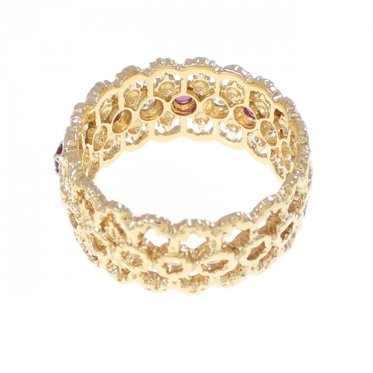 K18YG ルビー リング