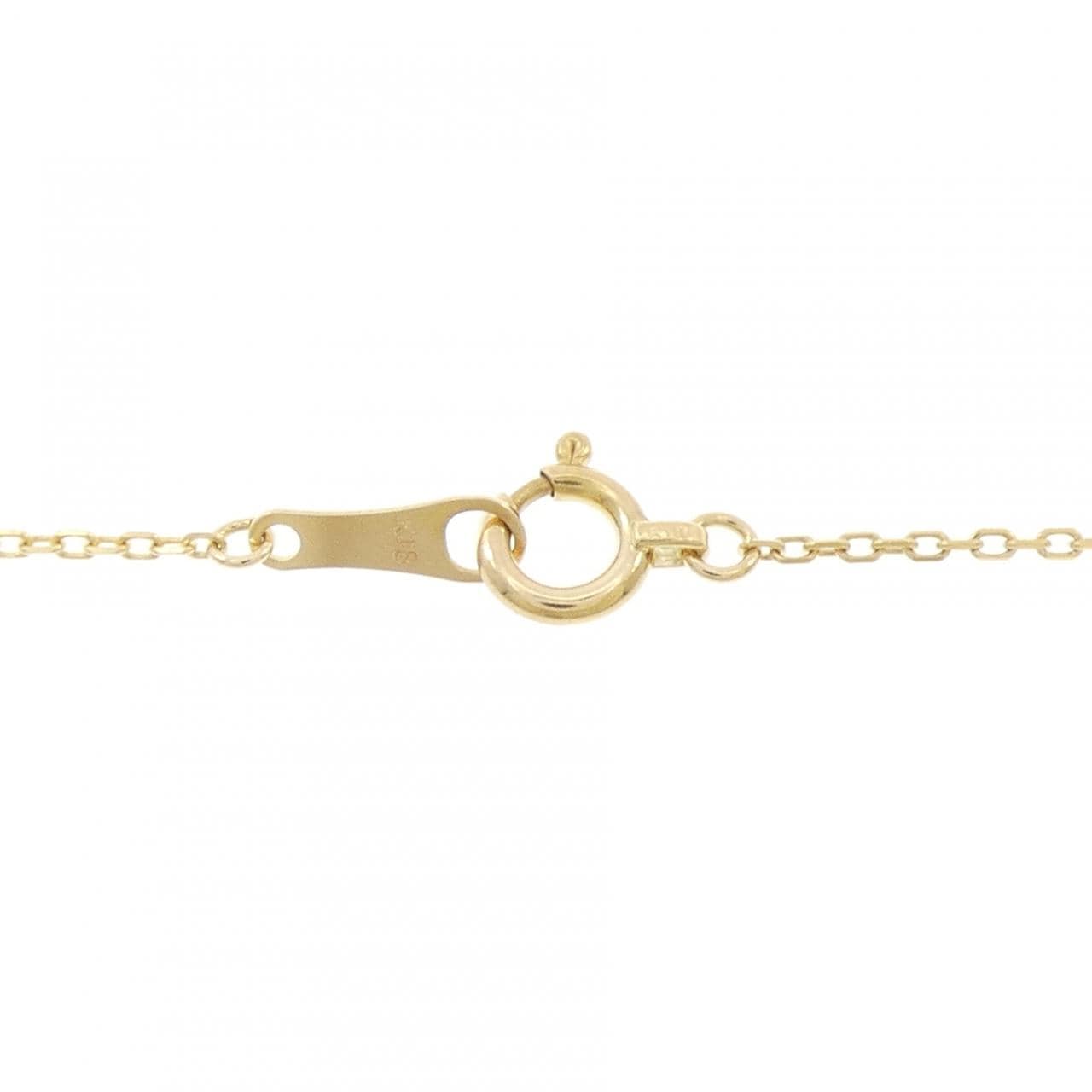 K18YG ダイヤモンド ネックレス 0.15CT