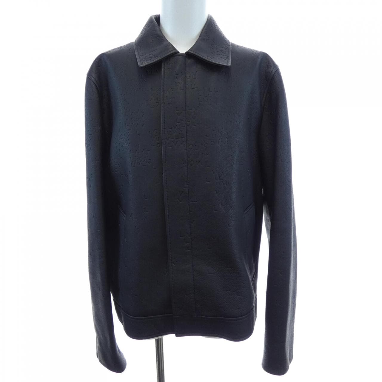 ルイヴィトン LOUIS VUITTON ダミエスプレッドレザーブルゾン HNL08WRMT レザージャケット