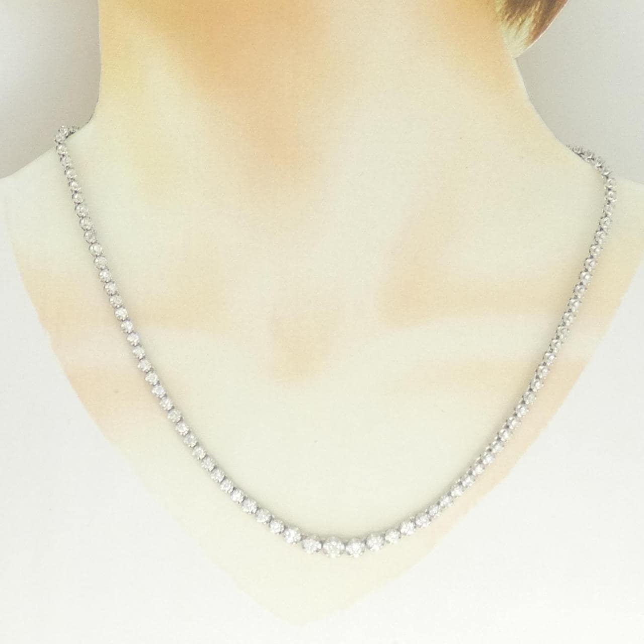 PT850 ダイヤモンド ネックレス 5.00CT