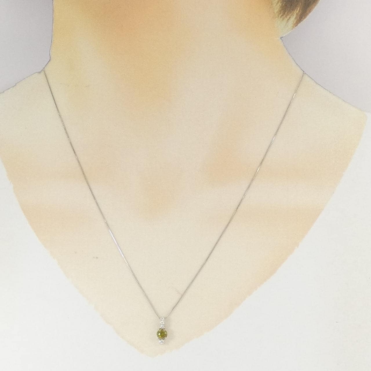 PT850 スフェーン ネックレス 0.47CT