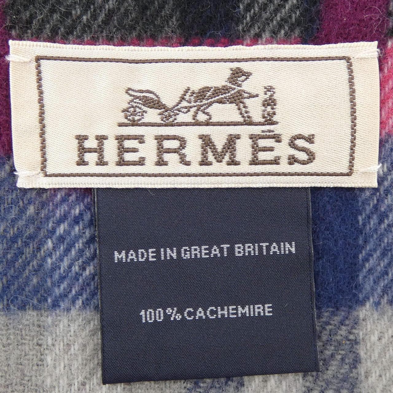 エルメス HERMES タータンマイヨン H394068T MUFFLER