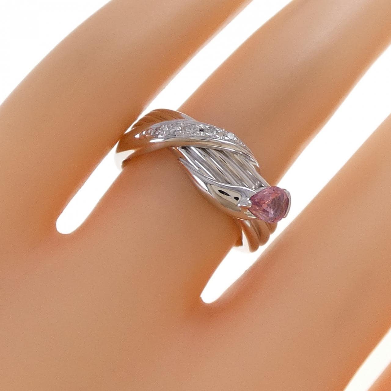 PT900 サファイヤ リング 0.379CT