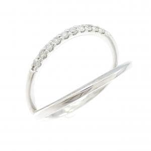 K14WG ダイヤモンド リング 0.10CT
