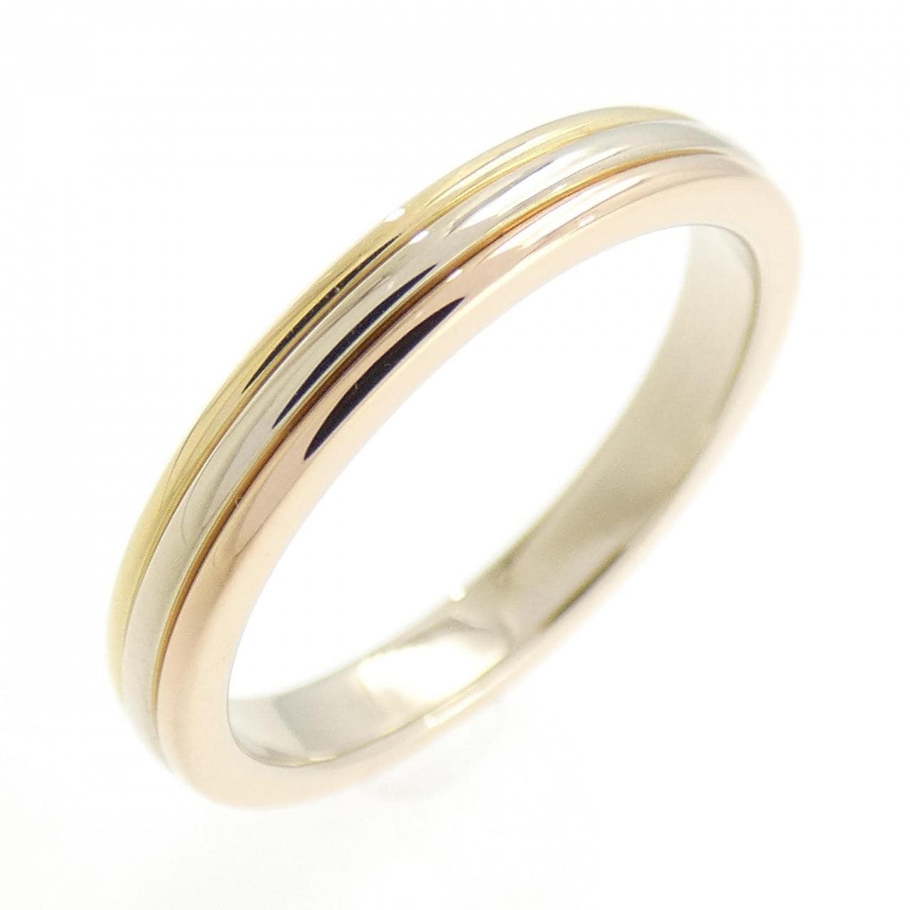 Cartier three gold wedding ring