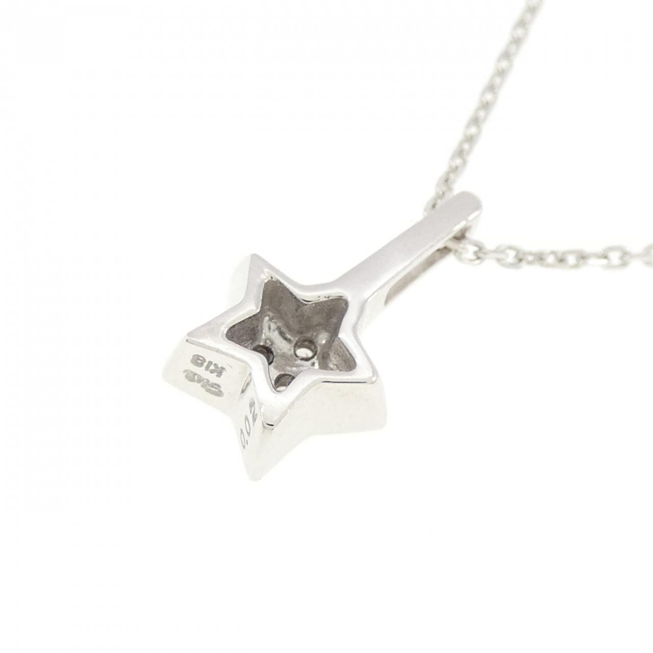 スタージュエリー スター ダイヤモンド ネックレス 0.02CT