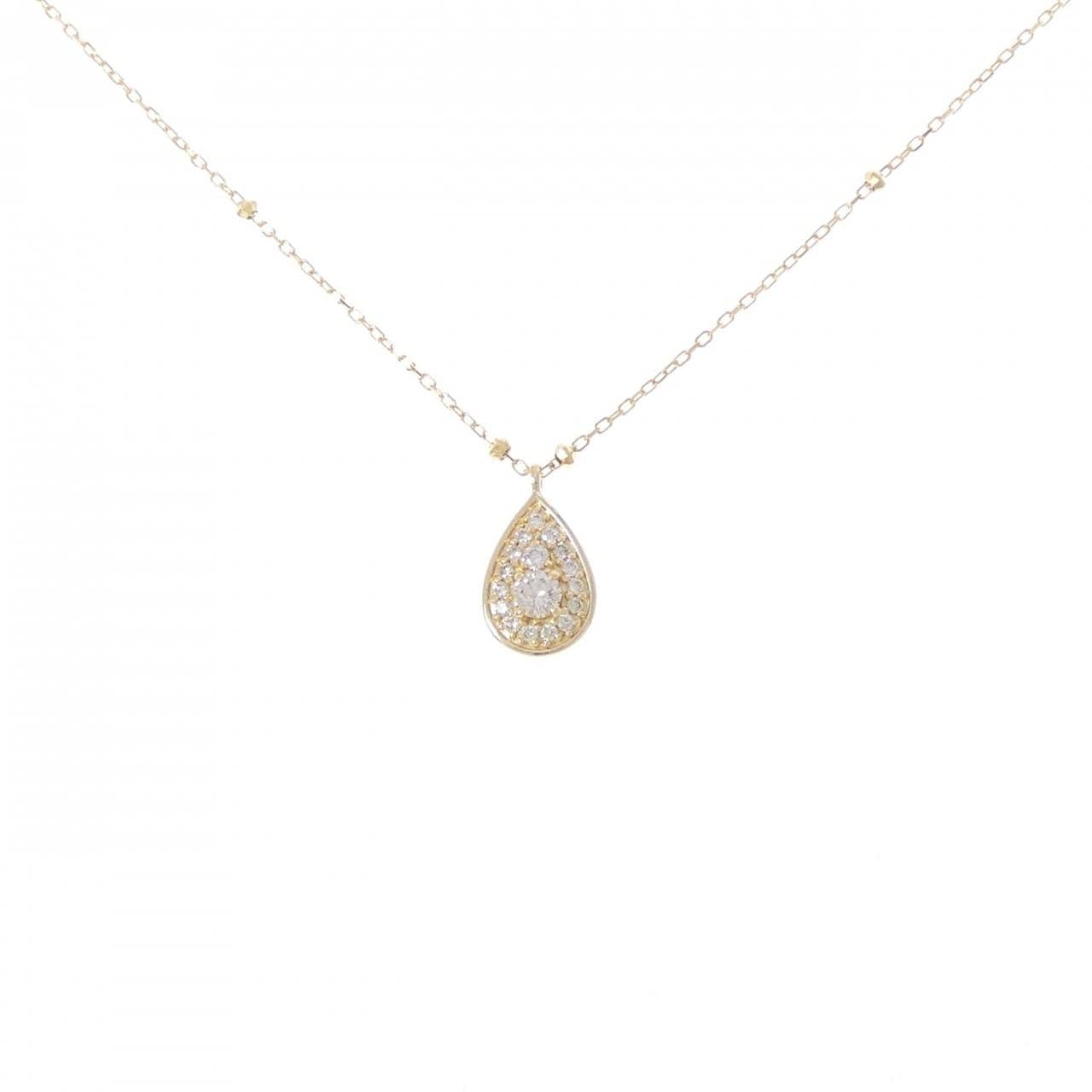 K18YG ダイヤモンド ネックレス 0.28CT
