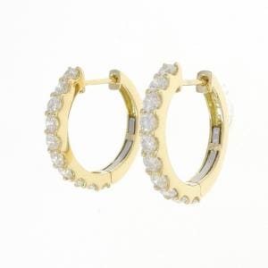 [BRAND NEW] K18YG Diamond earrings 1.004CT