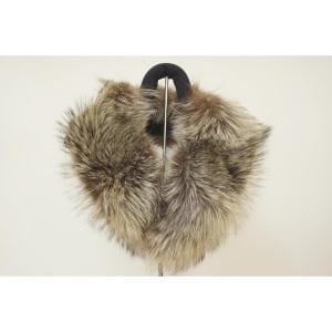 Silver fox fur stole