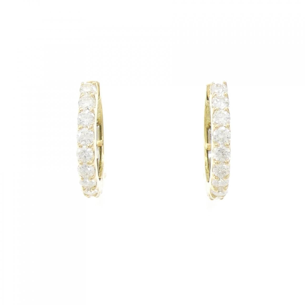 【新品】K18YG ダイヤモンド ピアス 1.006CT