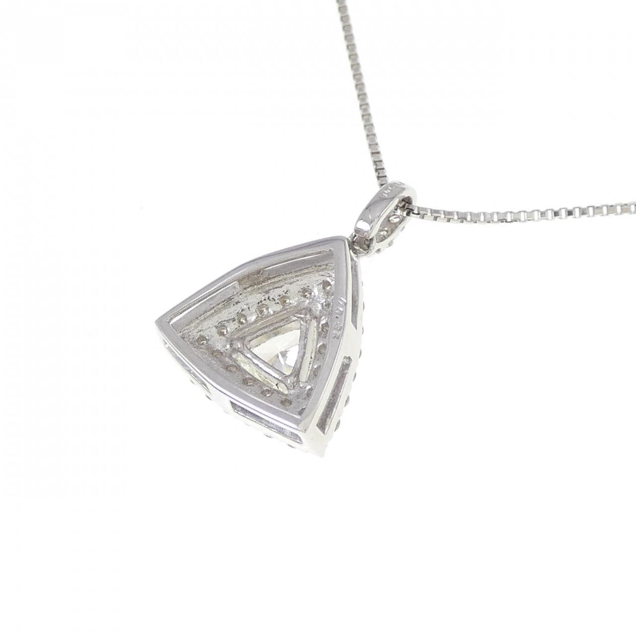 【新品】PT900/PT850 ダイヤモンド ネックレス 0.35CT