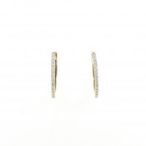 【リメイク】K18YG ダイヤモンド ピアス 0.30CT