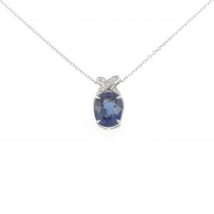 K18WG サファイヤ ネックレス 1.53CT
