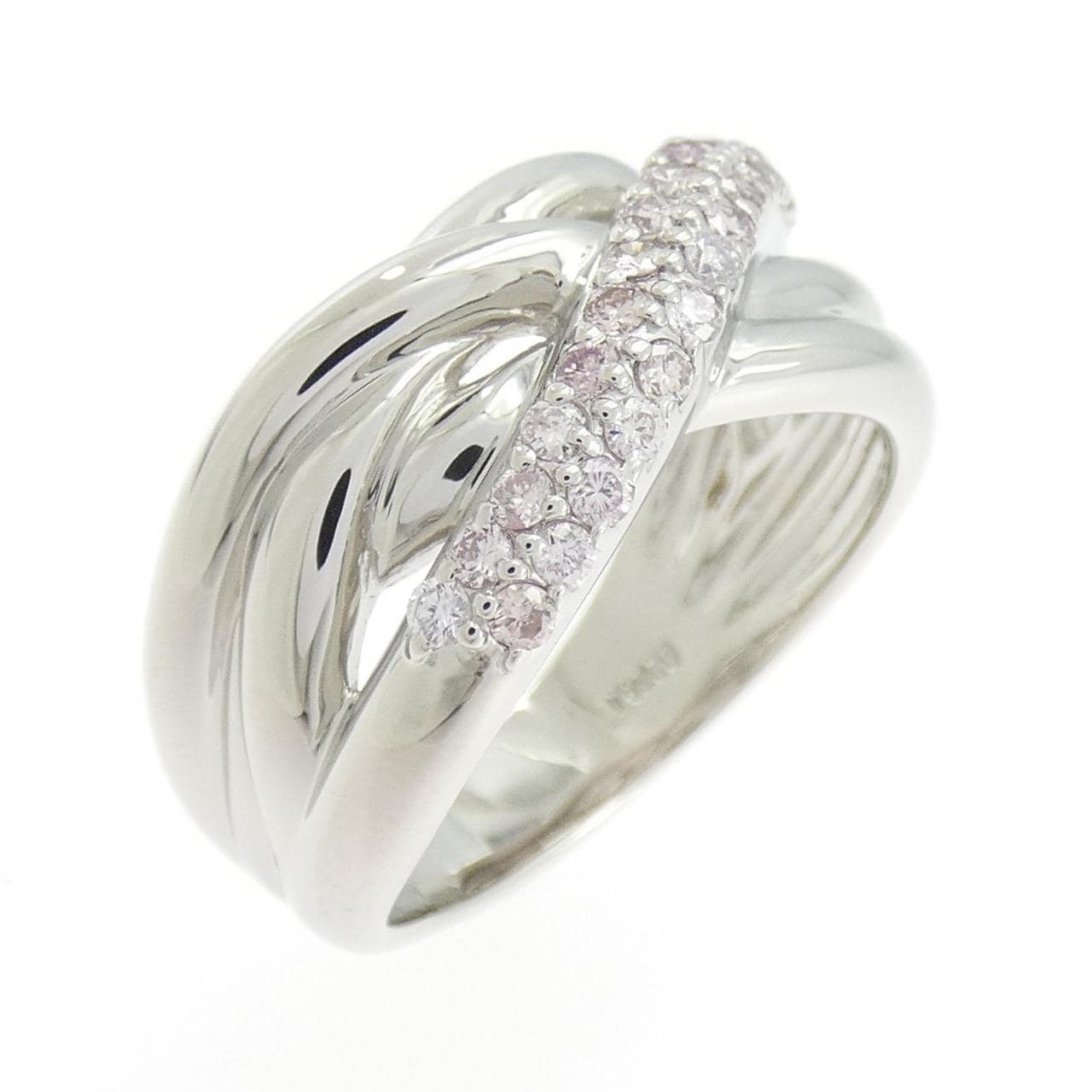 PT900 ピンクダイヤモンド リング 0.55CT