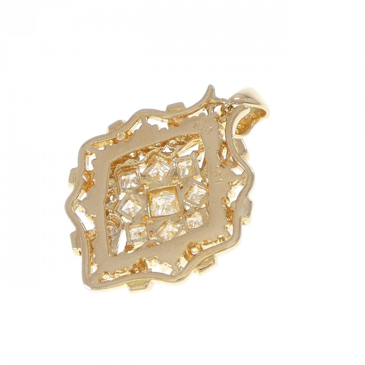 K18YG ダイヤモンド ペンダント 1.61CT