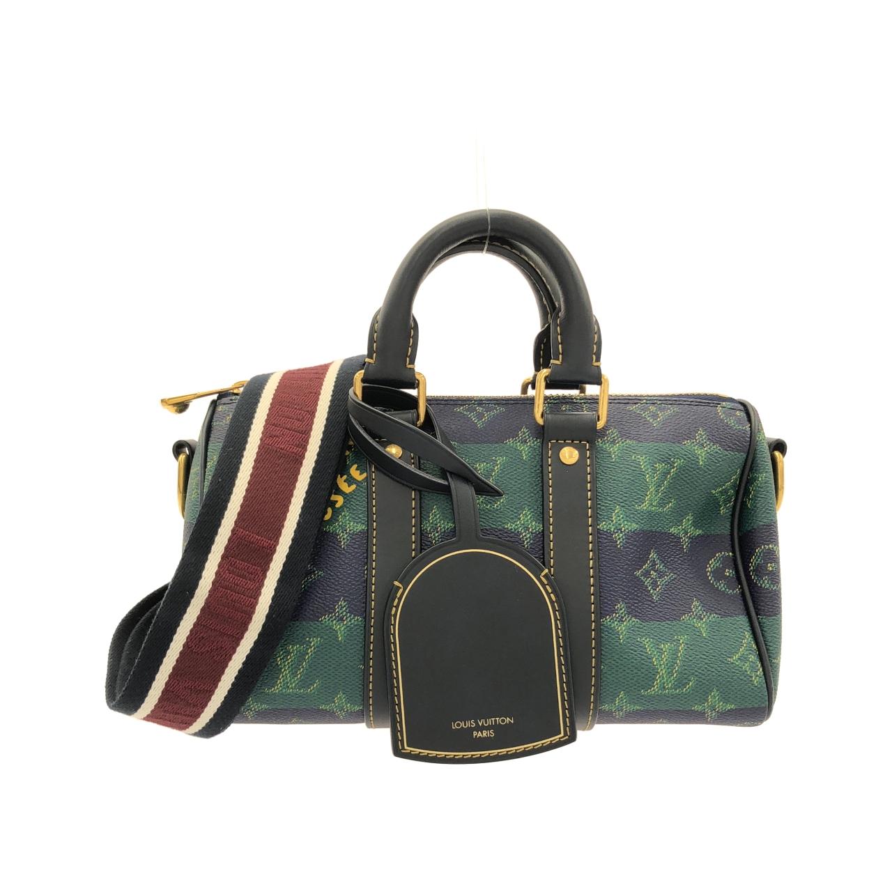 ルイヴィトン モノグラム ヘリテージ キーポル　バンドリエール 25cm M25786 ボストンバッグ