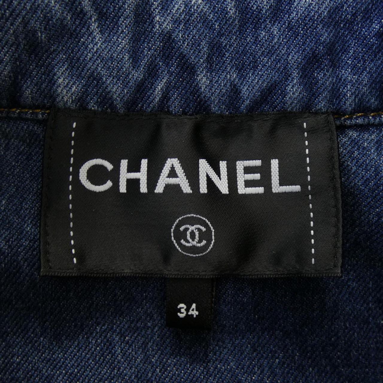 シャネル CHANEL LOOK12 P76746V68693 デニムジャケット