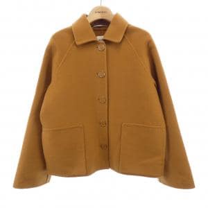 エルメス HERMES ダブルフェイス クルードセル ラムスキンボタン 4E0102DA コート