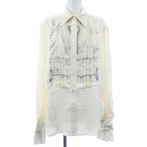 【ヴィンテージ】エルメス HERMES LA MUSIQUE DES SPHERES ツイルレーヌ. シャツ