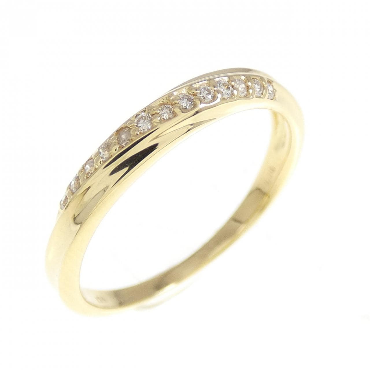 K18YG ダイヤモンド リング 0.06CT