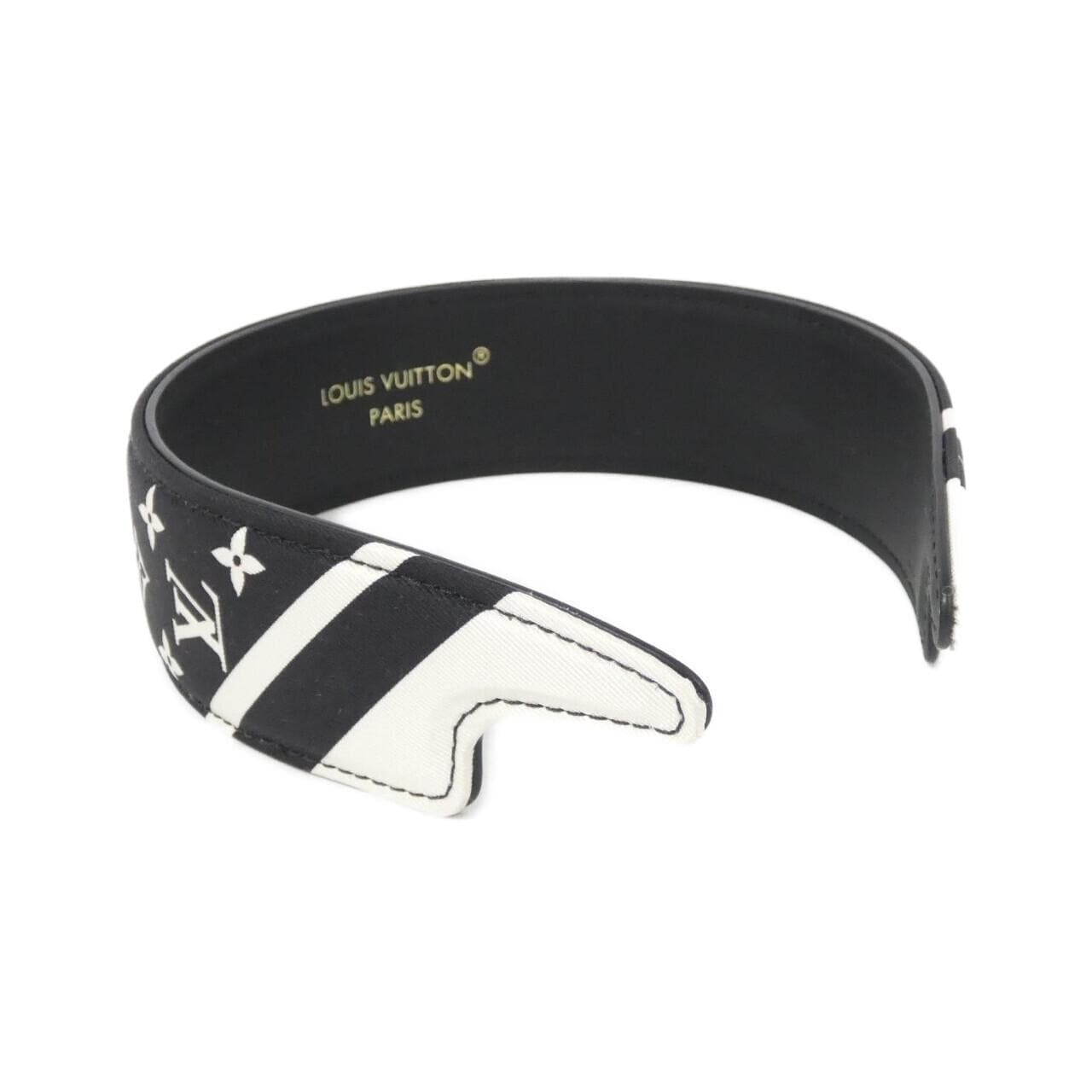 ルイヴィトン ヘッドバンド LV アウトライン シルク M97813 ヘアーアクセサリー