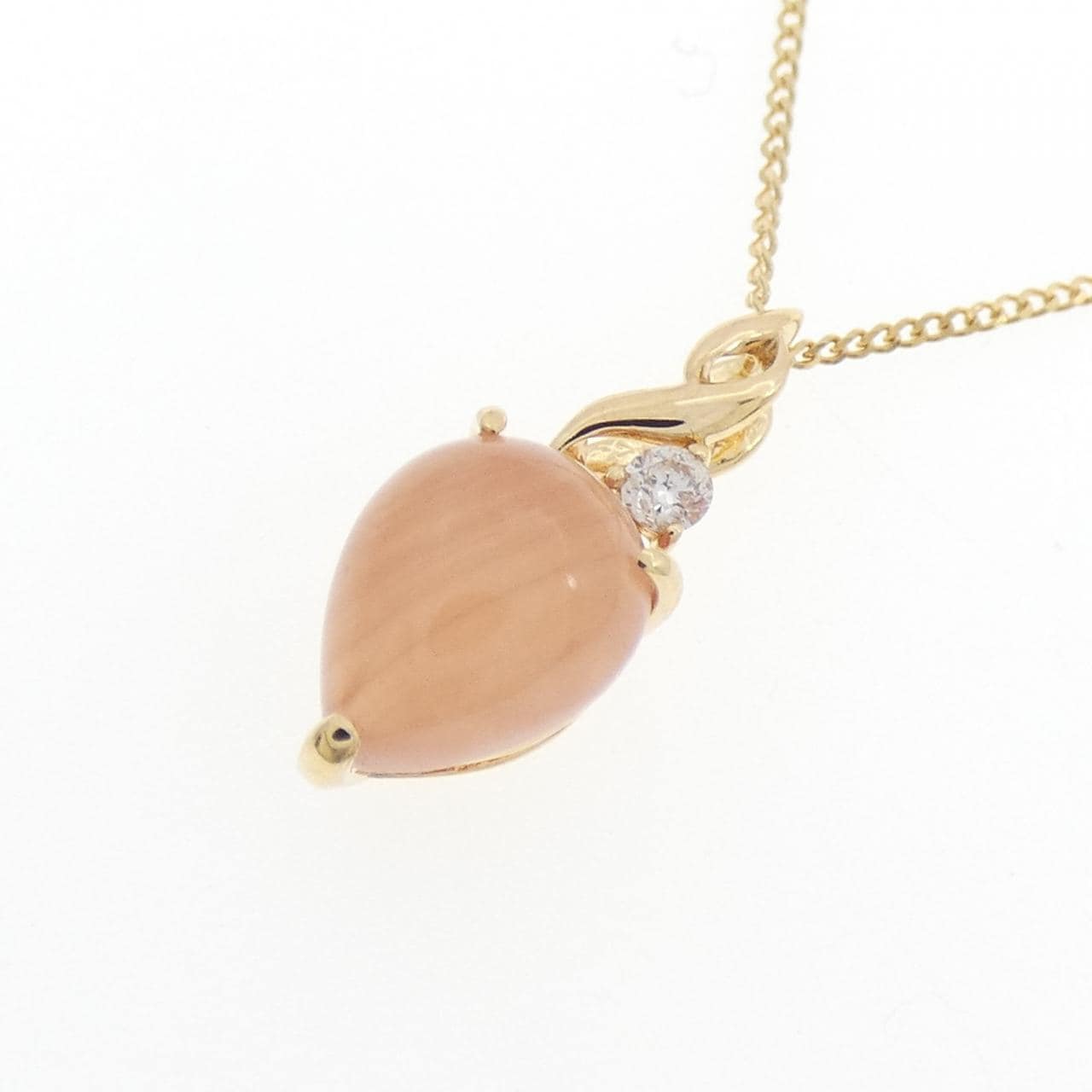 K18YG ロードクロサイト ネックレス 2.374CT