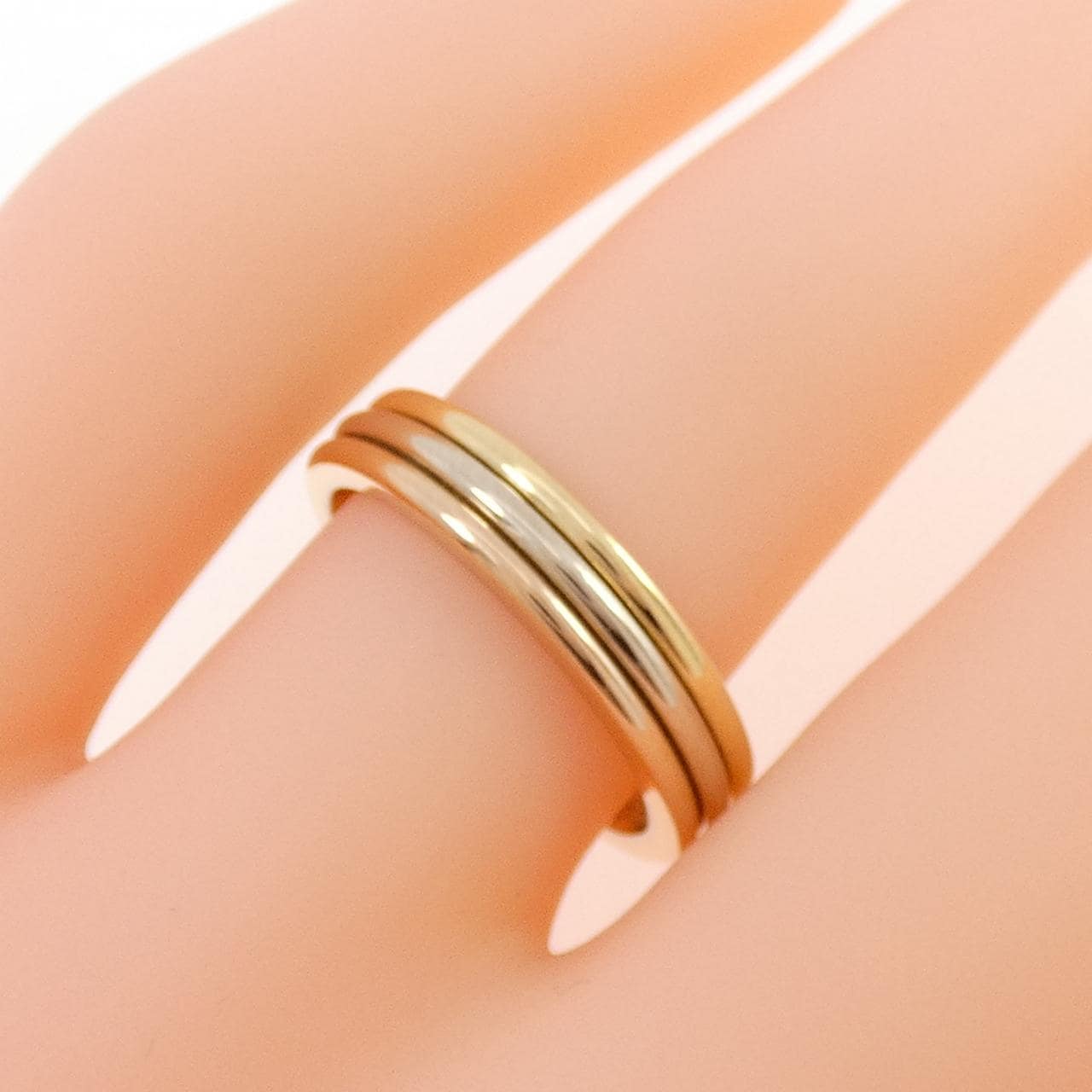 Cartier three gold wedding ring