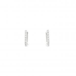 K18WG ダイヤモンド ピアス 0.08CT