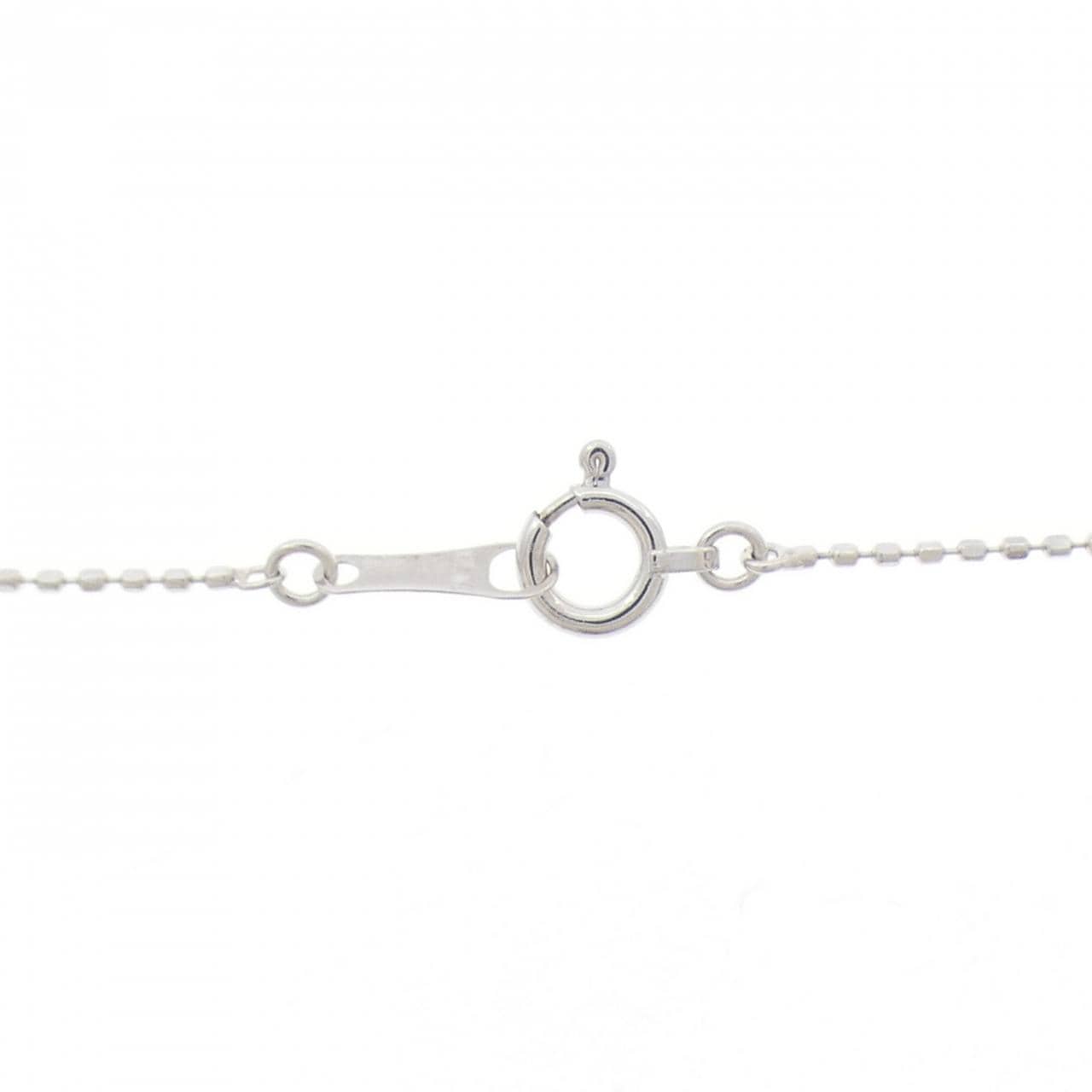 K14WG/K18WG ハート ダイヤモンド ネックレス 0.14CT