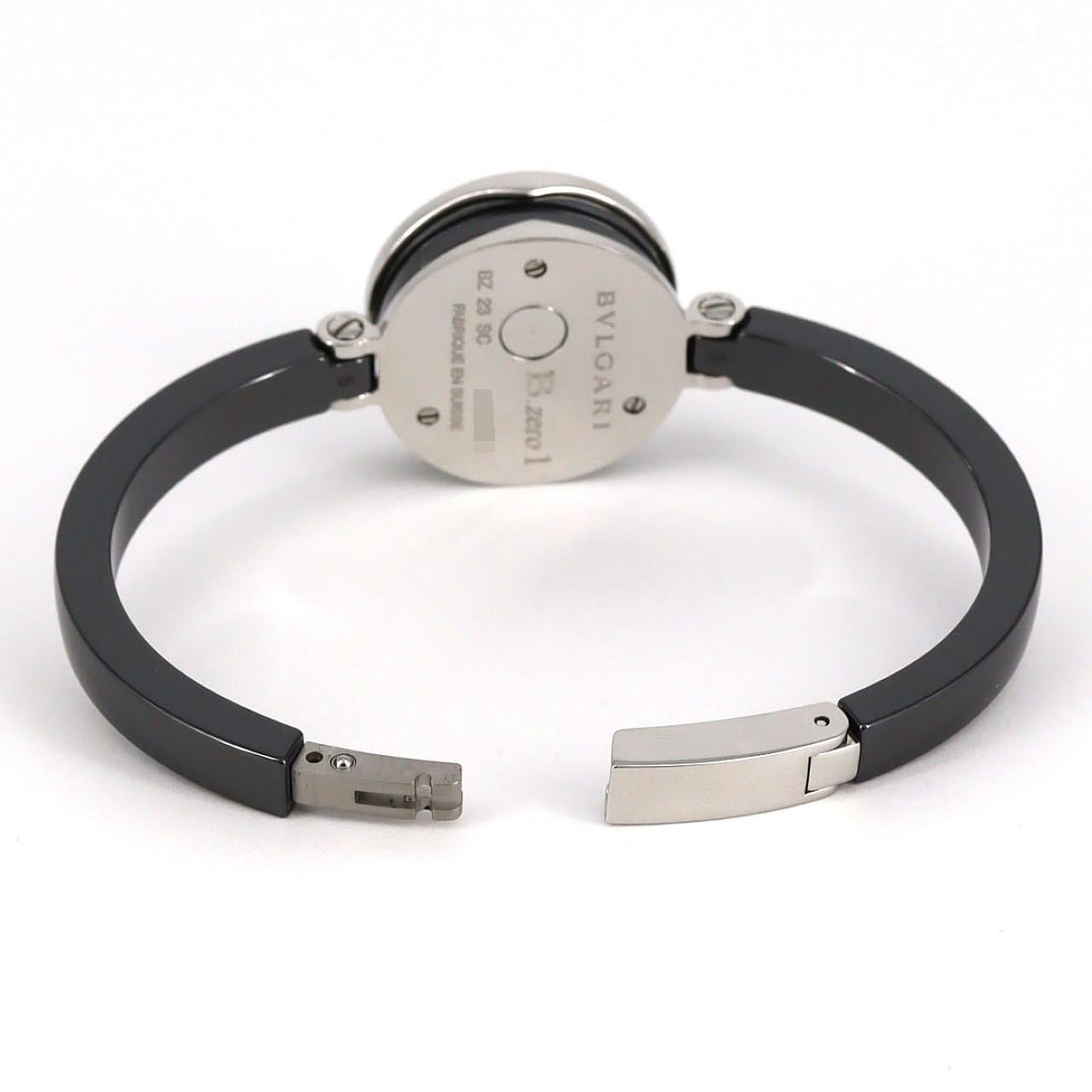 【新品】ブルガリ B-zero1 102177/BZ23SC/BZ23BSCC SSxセラミック クォーツ