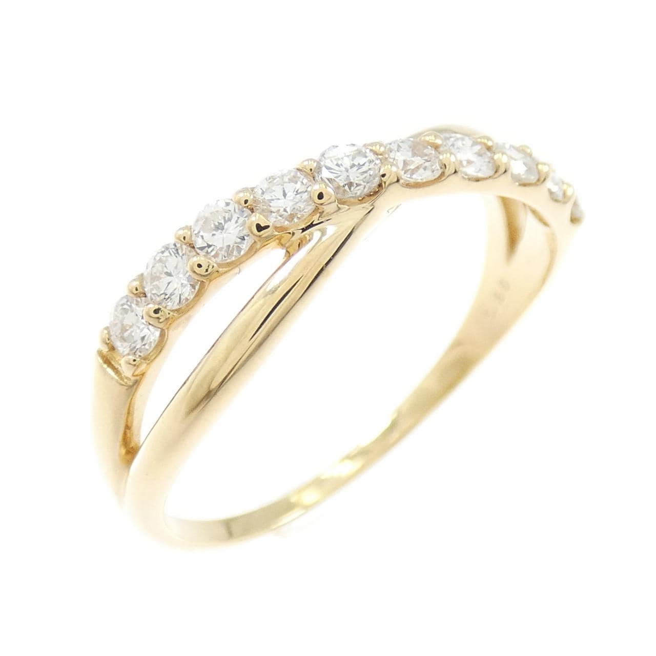 【リメイク】K18YG ダイヤモンド リング 0.30CT