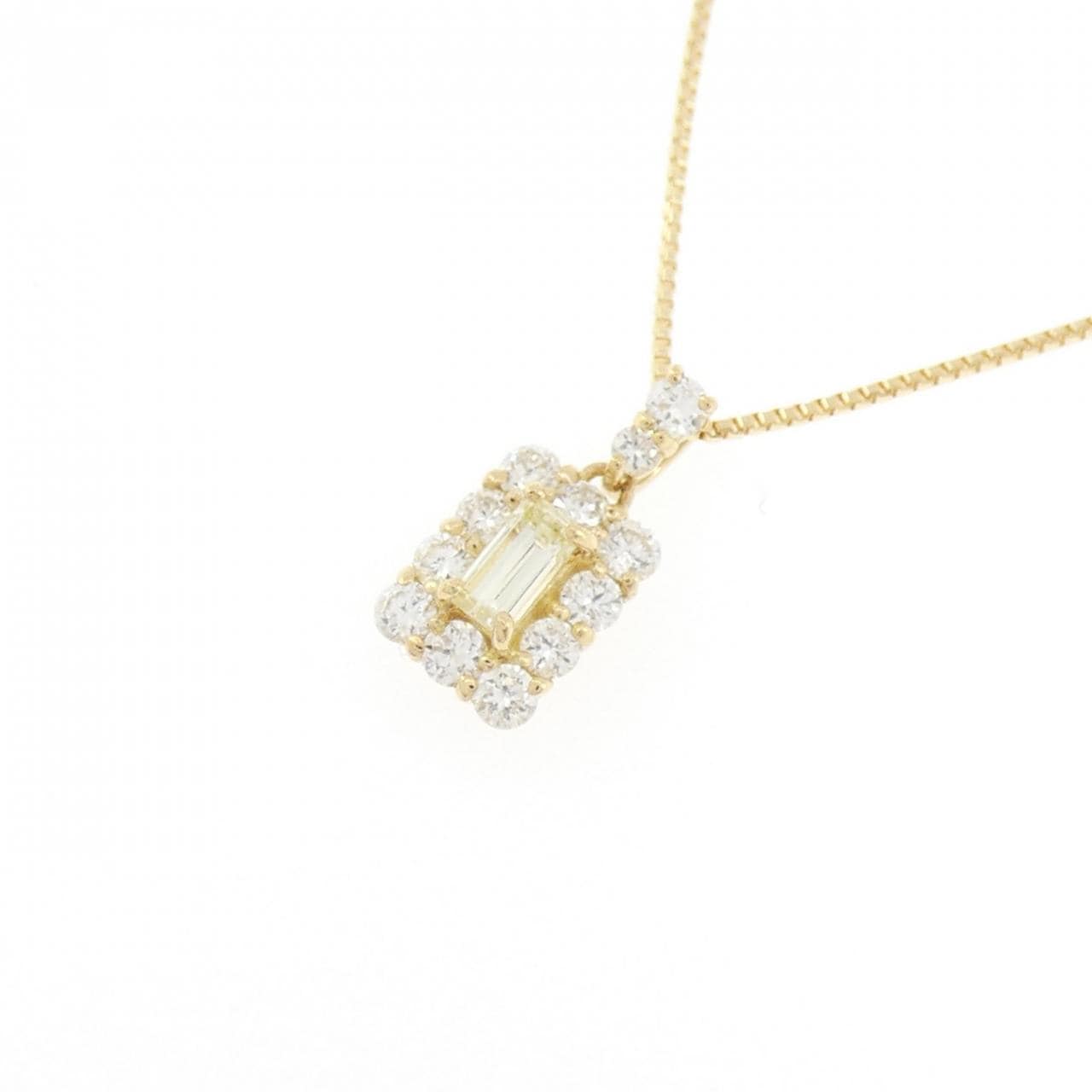 【新品】K18YG ダイヤモンド ネックレス 0.30CT