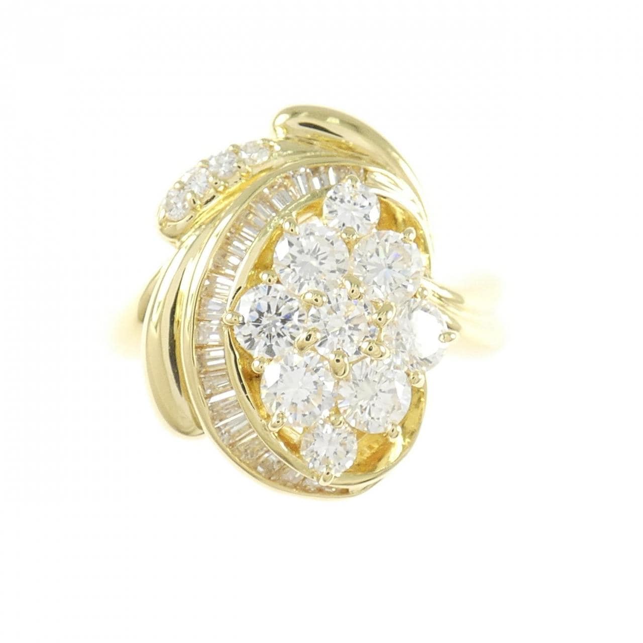 K18YG ダイヤモンド リング 1.52CT