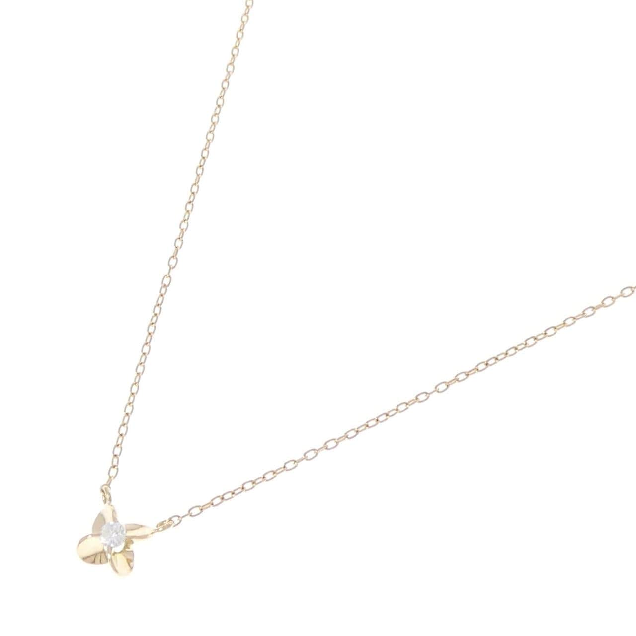 K18YG ダイヤモンド ネックレス 0.05CT