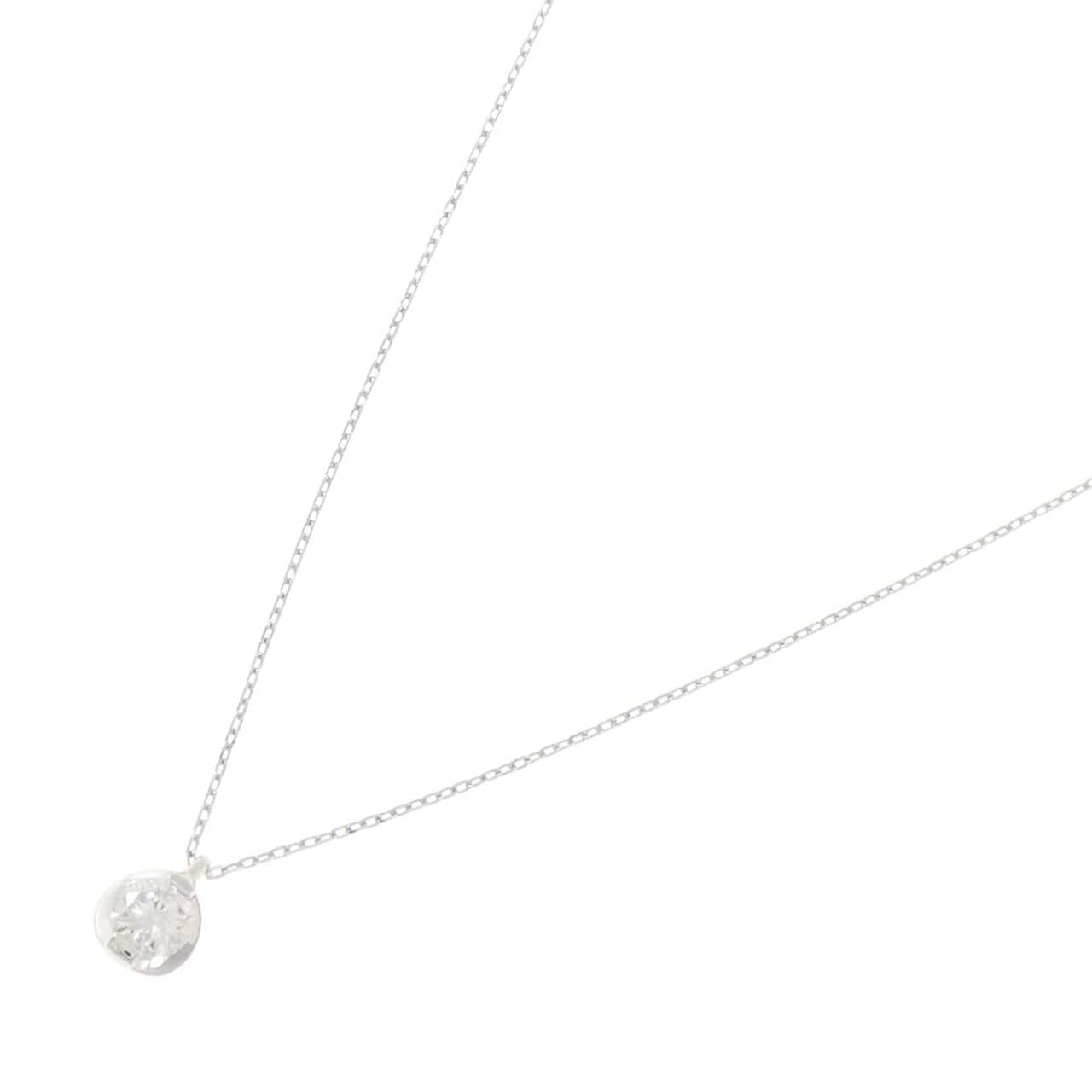 K18WG ダイヤモンド ネックレス 0.30CT