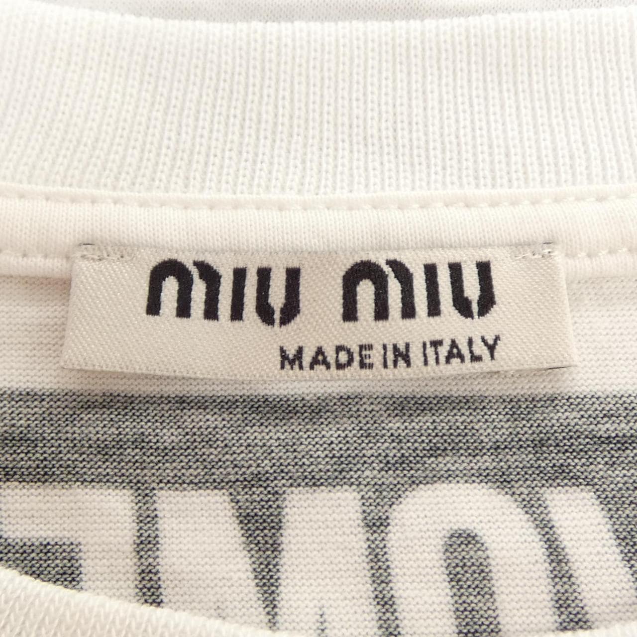 ミュウミュウ MIU MIU MJN062　1QD2 Tシャツ