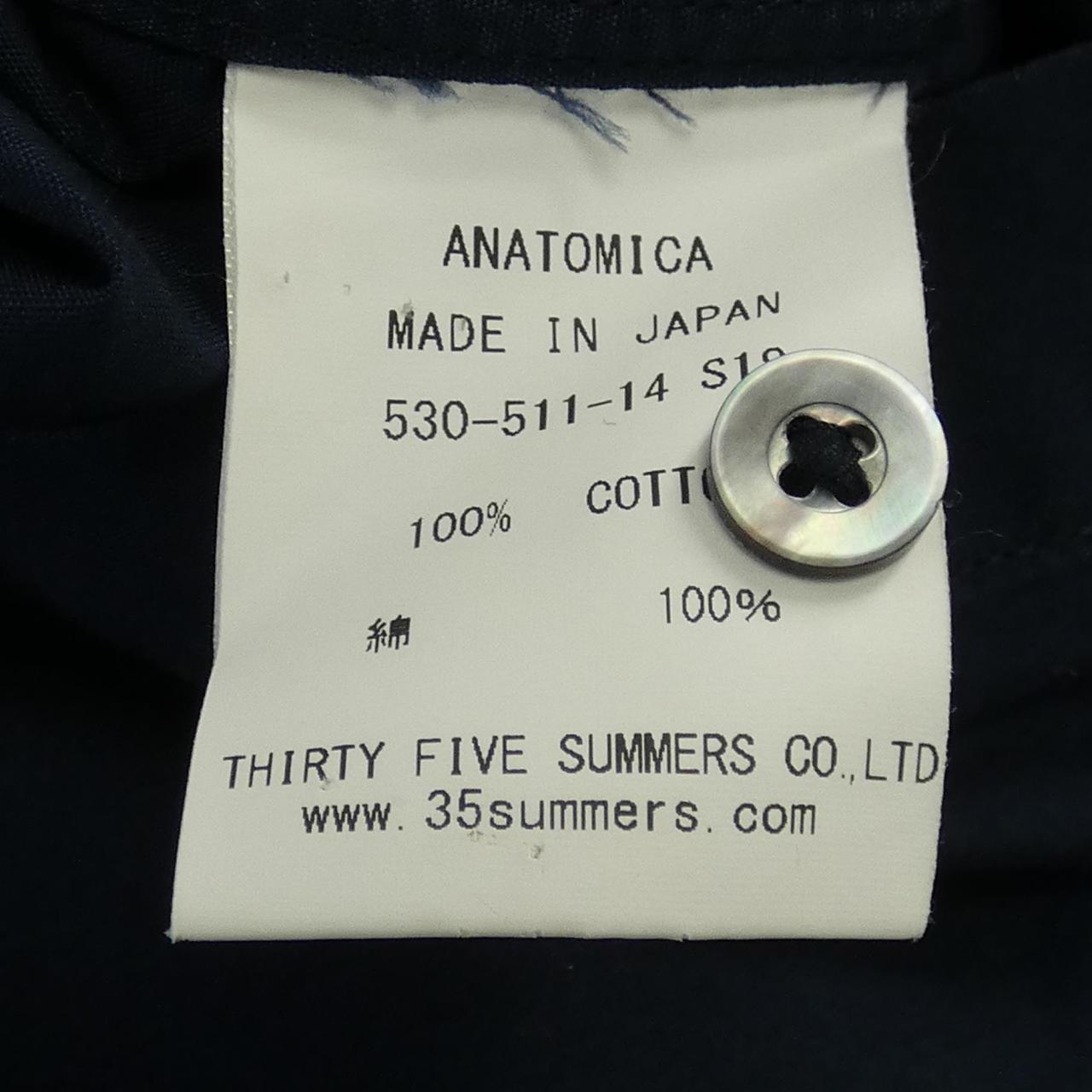 アナトミカ ANATOMICA シャツ