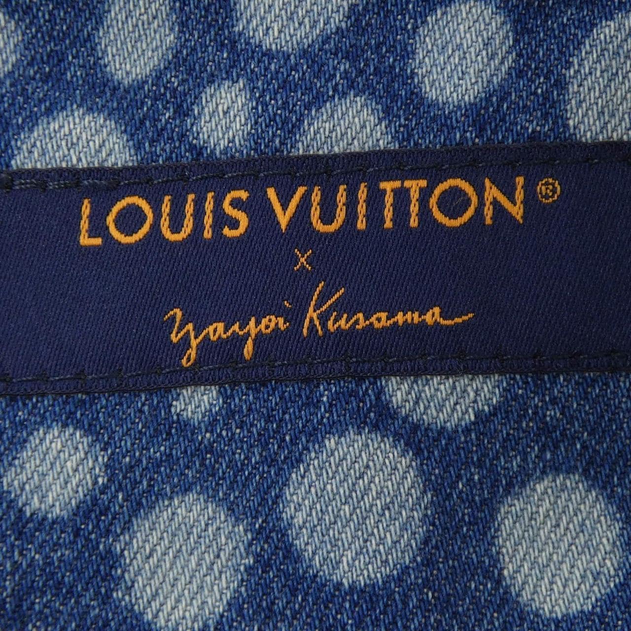 ルイヴィトン LOUIS VUITTON LV×YK インフィニティドットデニムシャツ HOS33WYN4 草間彌生 S/Sシャツ