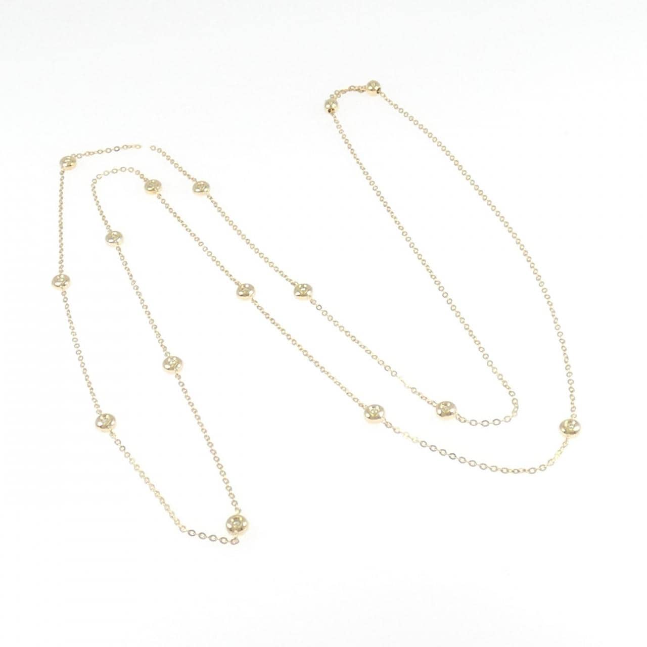 K18YG ダイヤモンド ネックレス 0.20CT