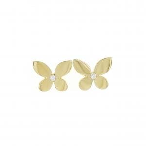 Graff Mini Butterfly Stud Earrings