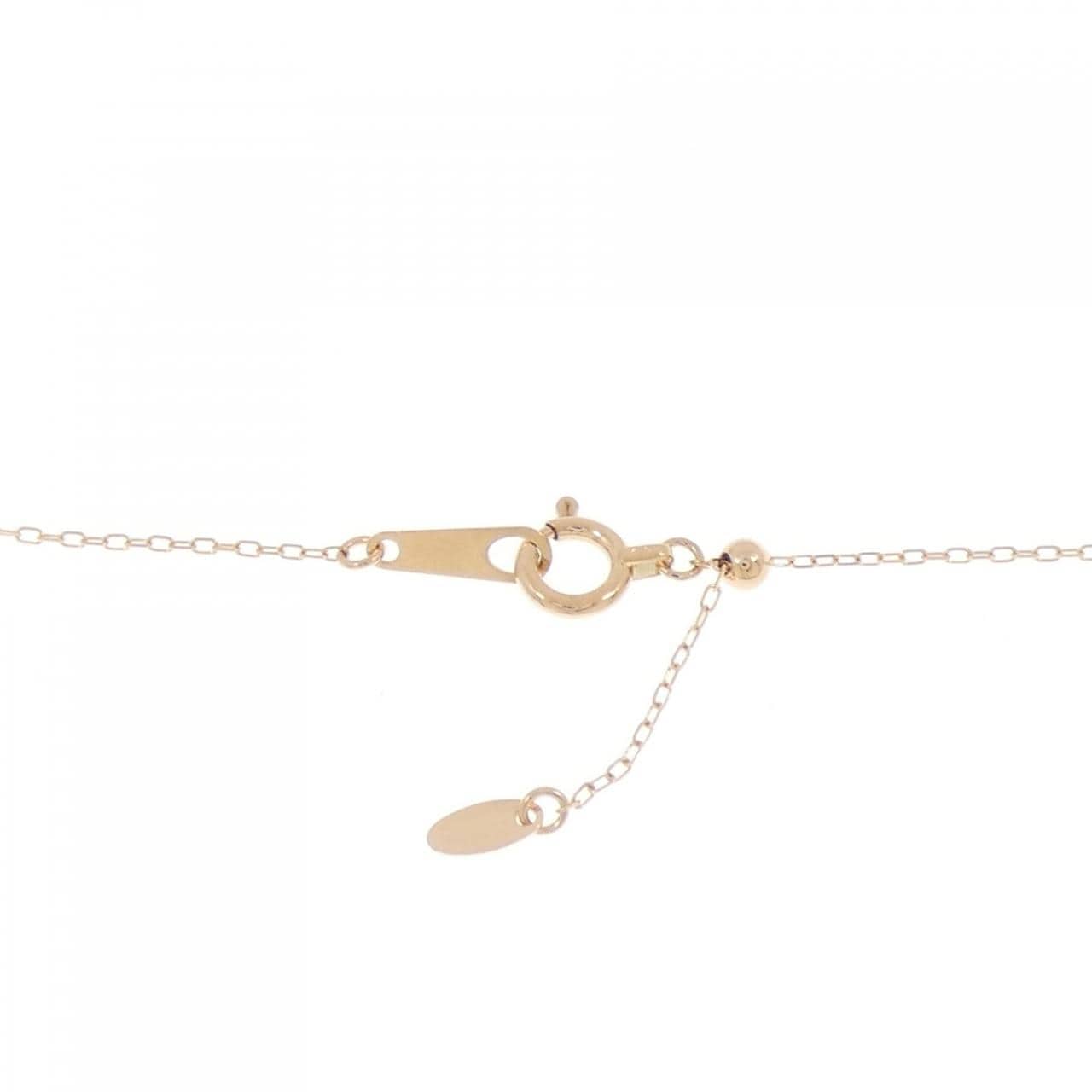 K18PG ダイヤモンド ネックレス 0.10CT