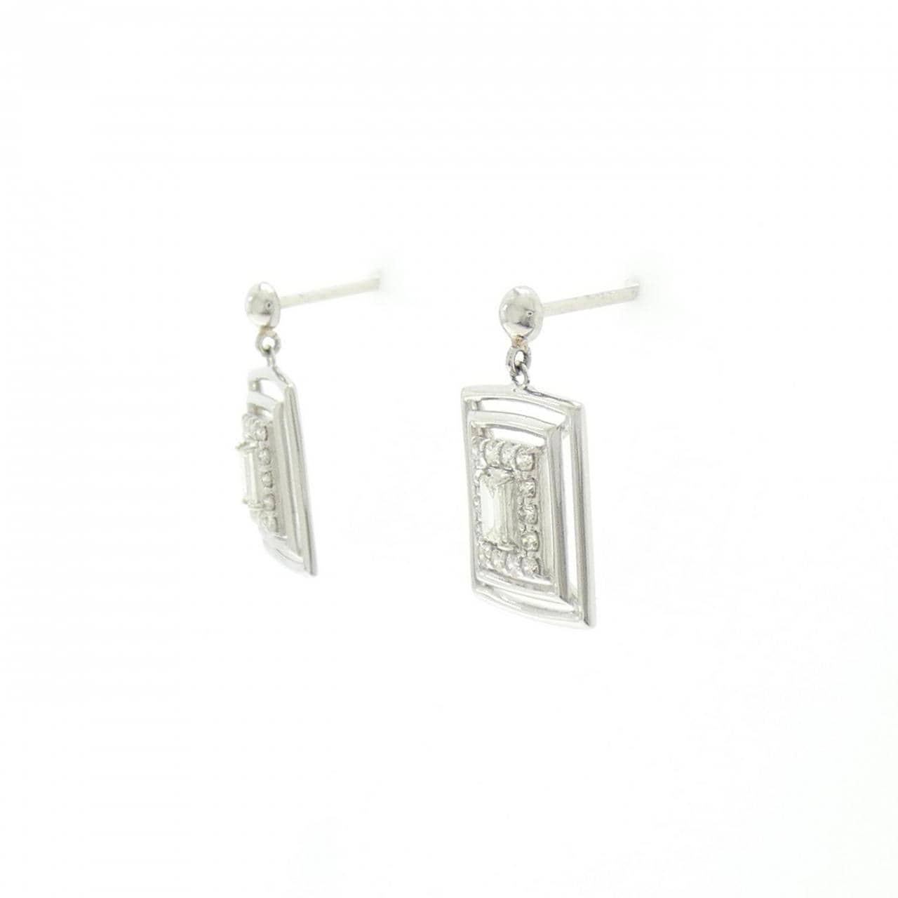 【新品】PT900 ダイヤモンド ピアス 0.30CT