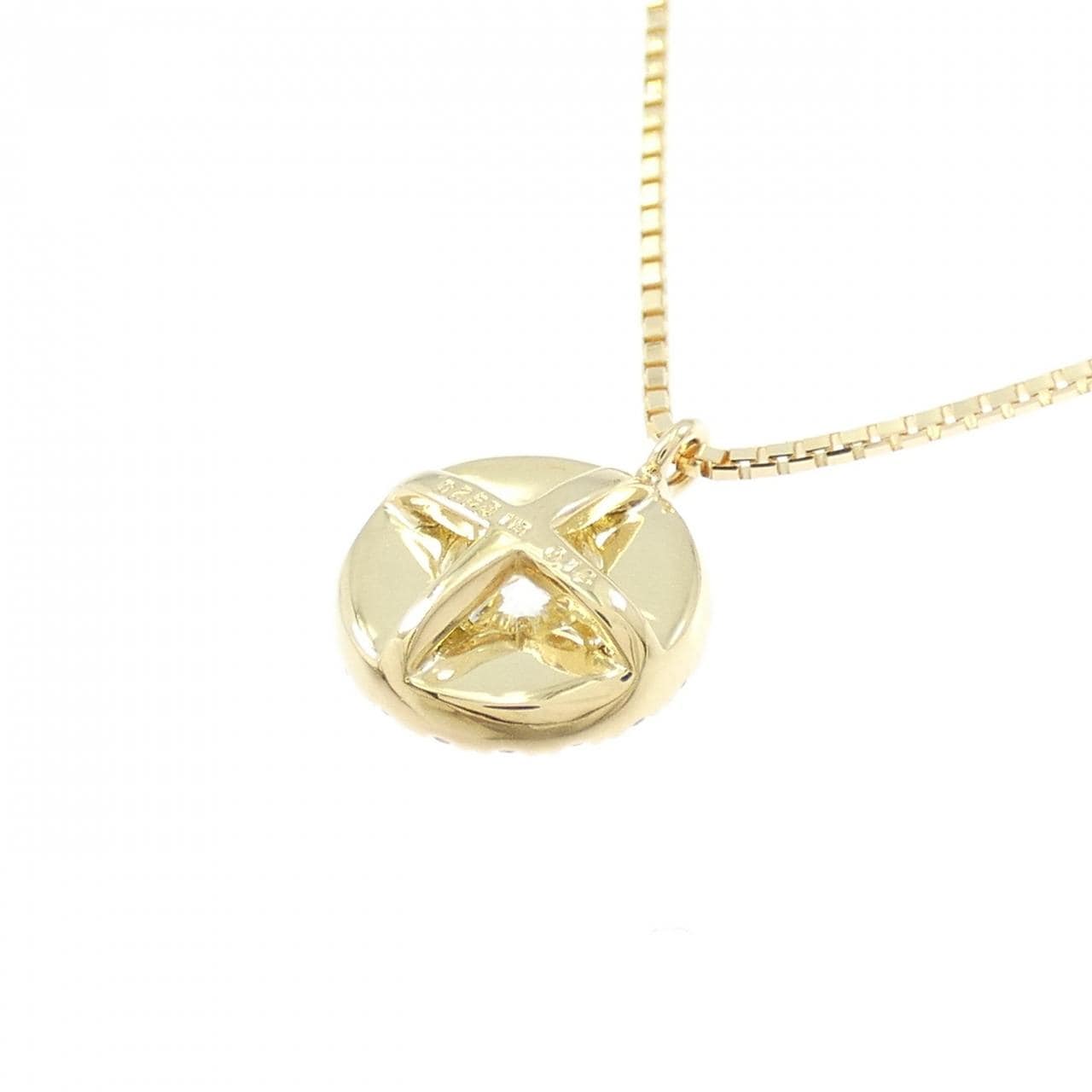 K18YG ダイヤモンド ネックレス 0.253CT H SI2 Good